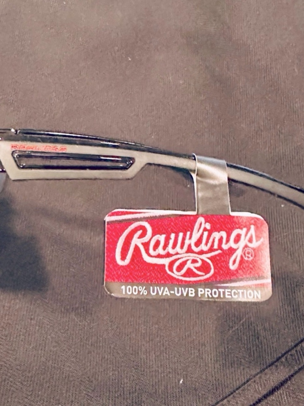 Rawlings Black Sport Sunglasses with Mirrored Lenses- 1 pair - Picture 7 of 10